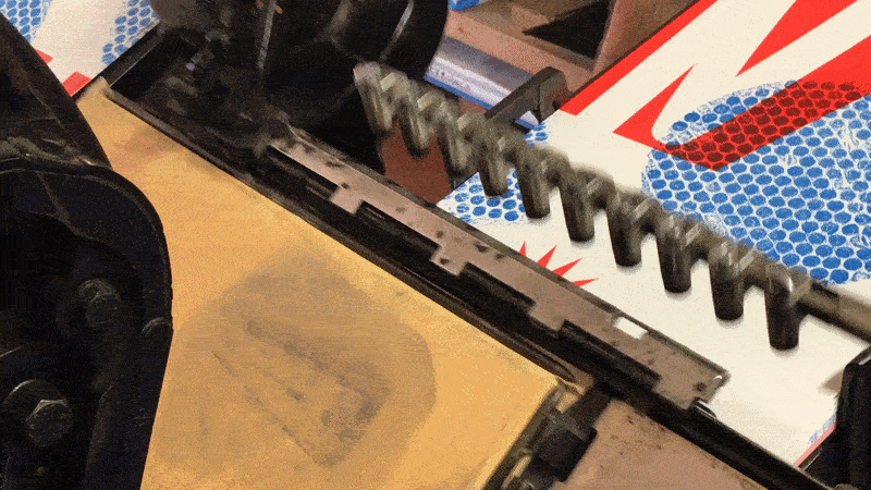 printing with heidelberg letterpress printing machine